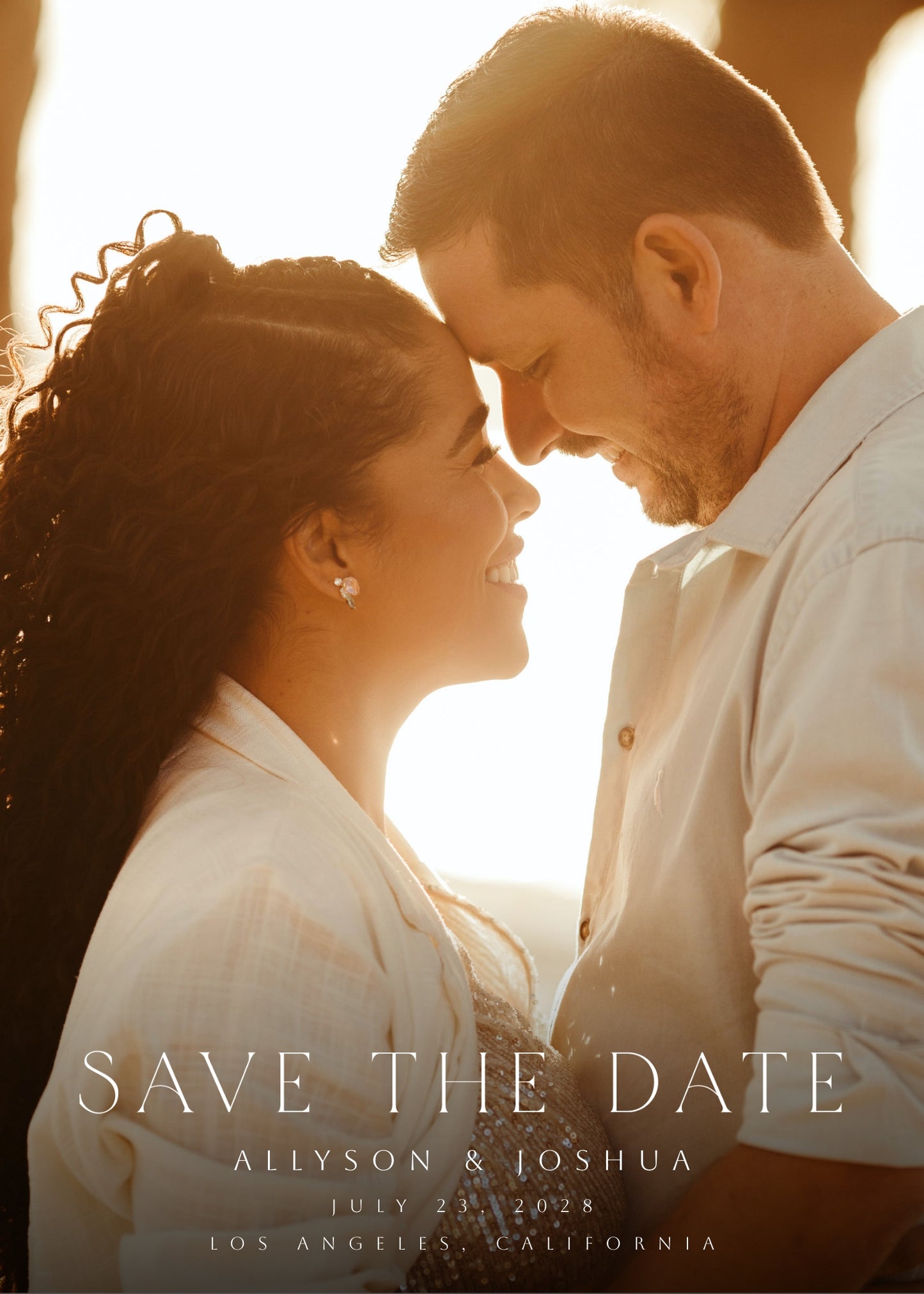 S Classic Vertical Photo Save the Date