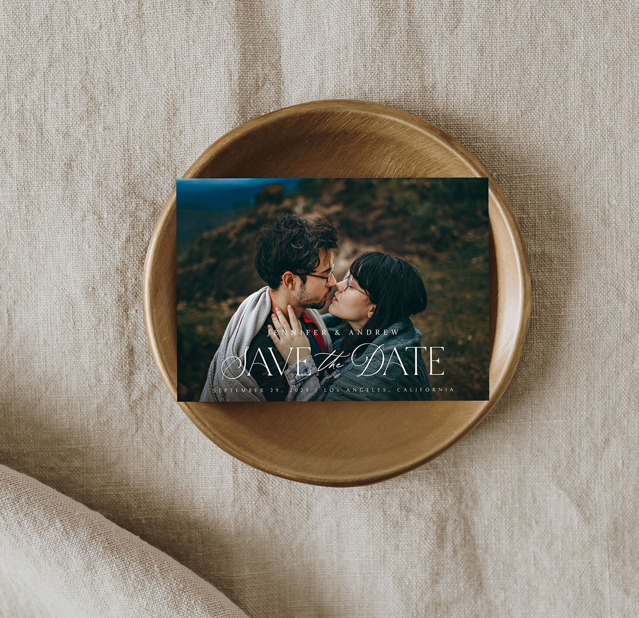 SD Bold Elegance Photo H Save the Date
