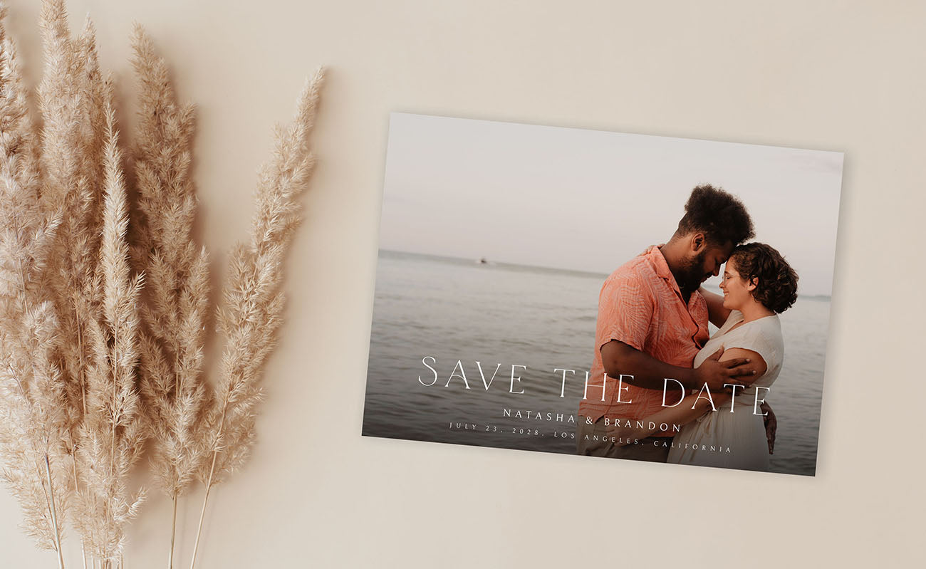 S Classic H Photo Save the Date