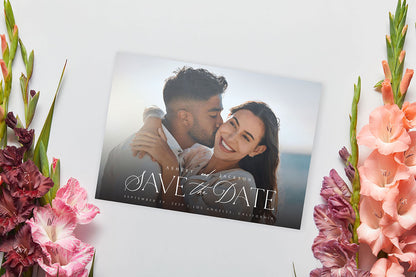 SD Bold Elegance Photo H Save the Date 2