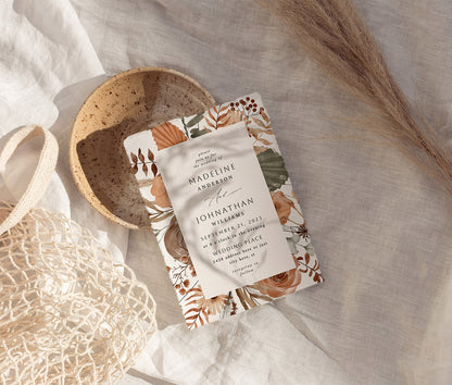 Boho Fall - Wedding Invitation