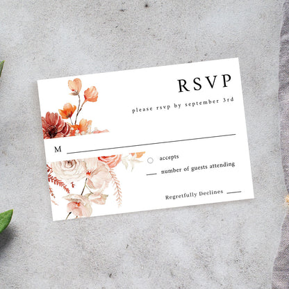 Boho Natural - RSVP no meal