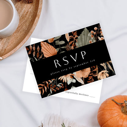 Boho Fall - RSVP with meal Black